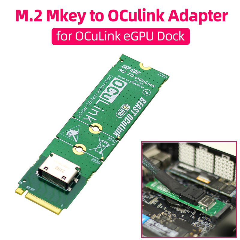 Oculink Egpu Mini Pc - NVME M.2 M Anahtar OCuLink Adaptörü