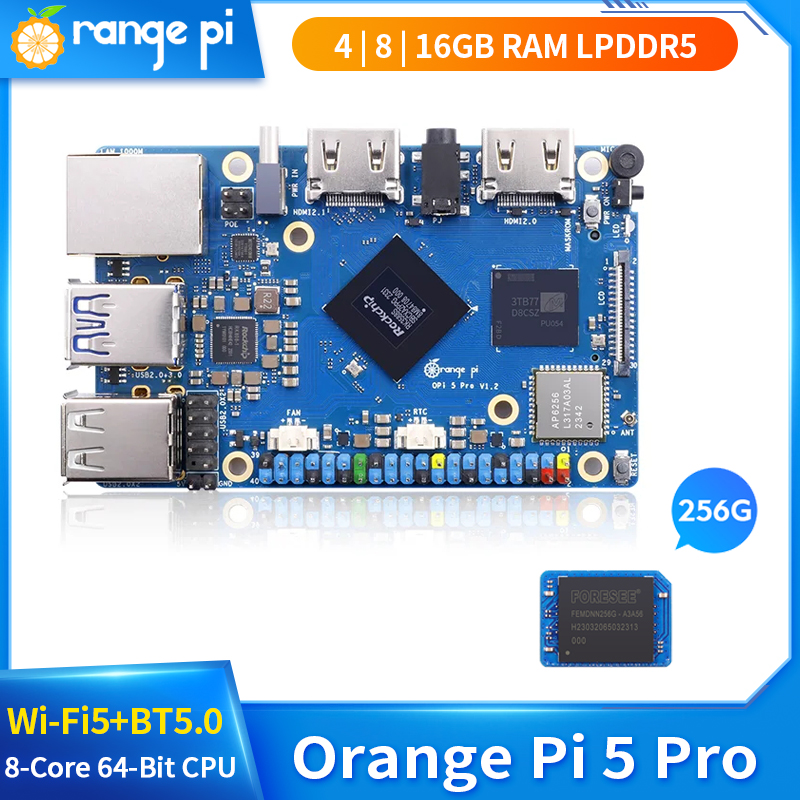 Orange Pi 5 Pro 16 8 4GB RAM L - Orange Pi 5 Plus 16Gb incelemesi ve fiyatı